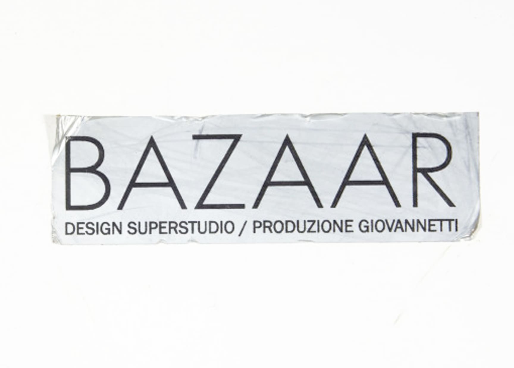 canapé bazaar superstudio signature